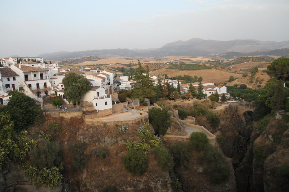 The cliffside village of Ronda, Spain
