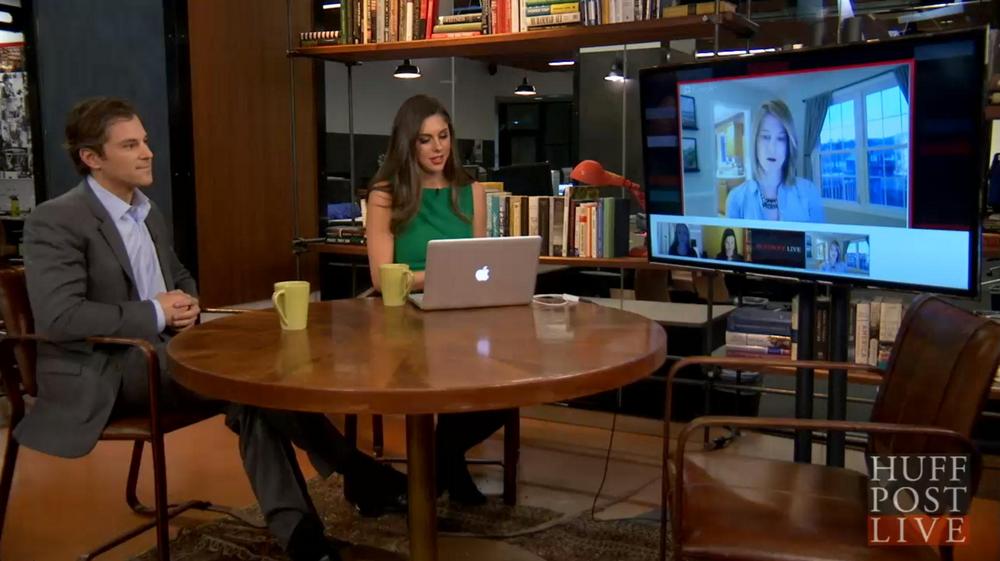 Last minute interview on HuffPost LIVE